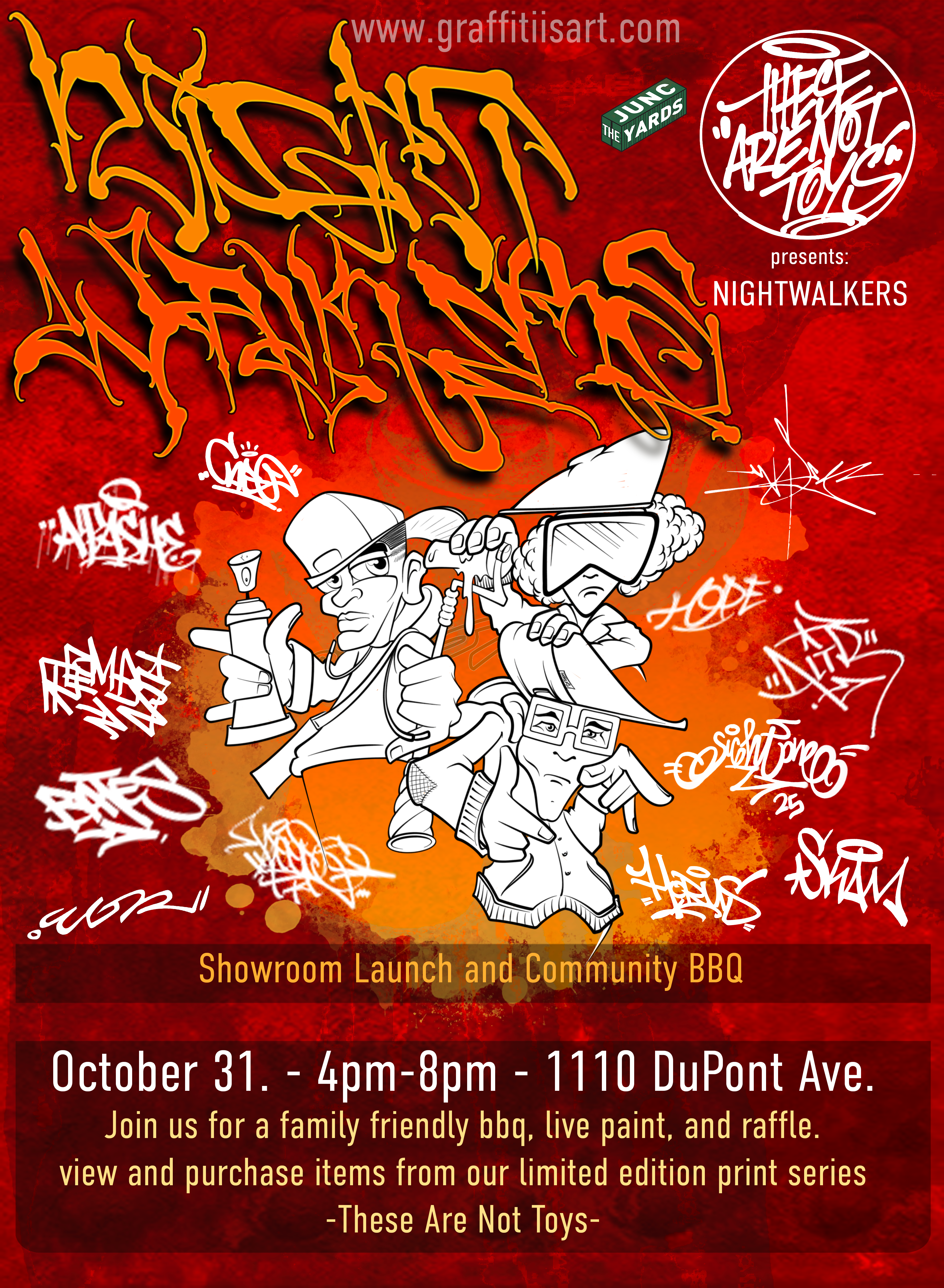 NightWalkers -BBQ-Raffle event!