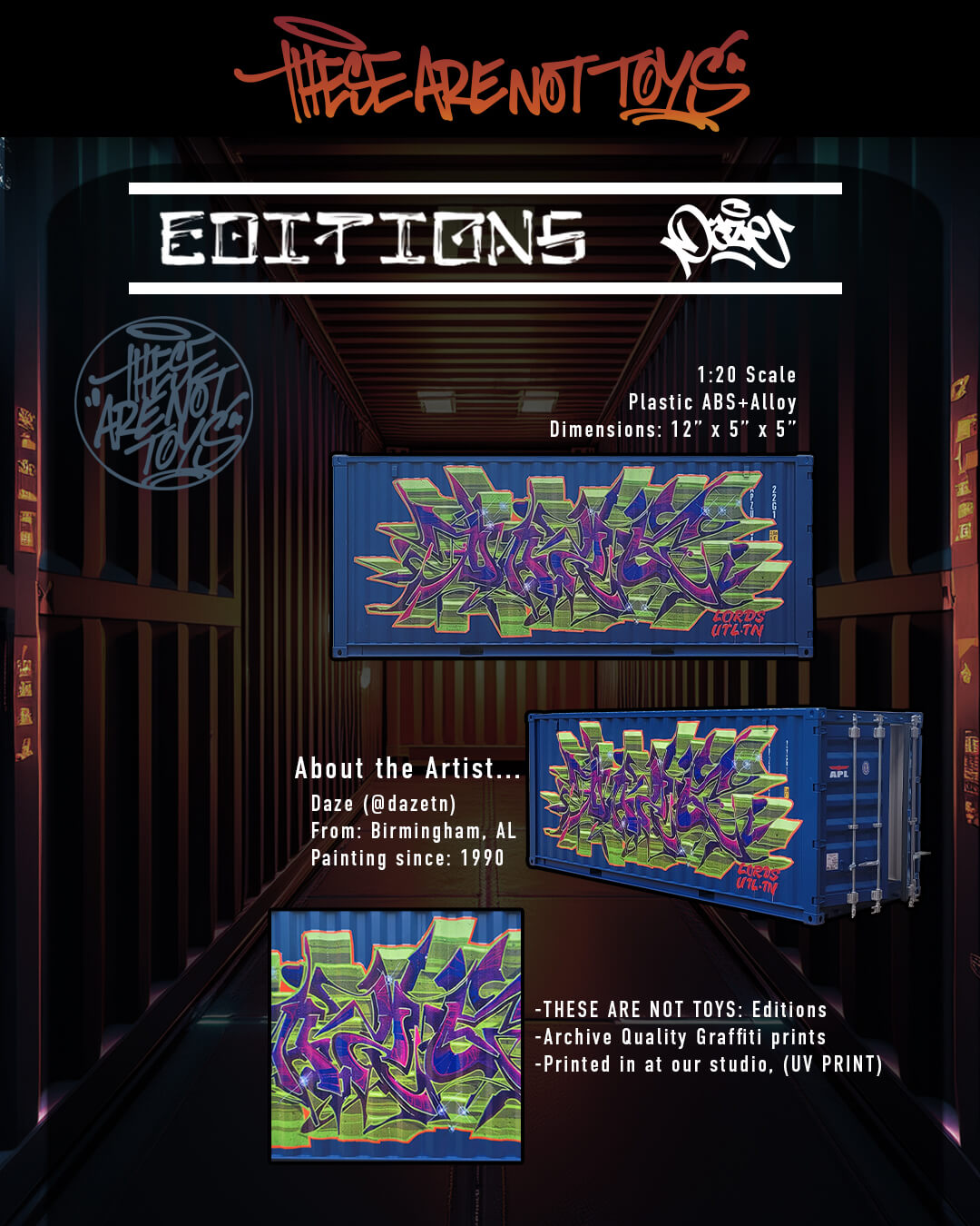 Edition: Daze - These Are Not Toys