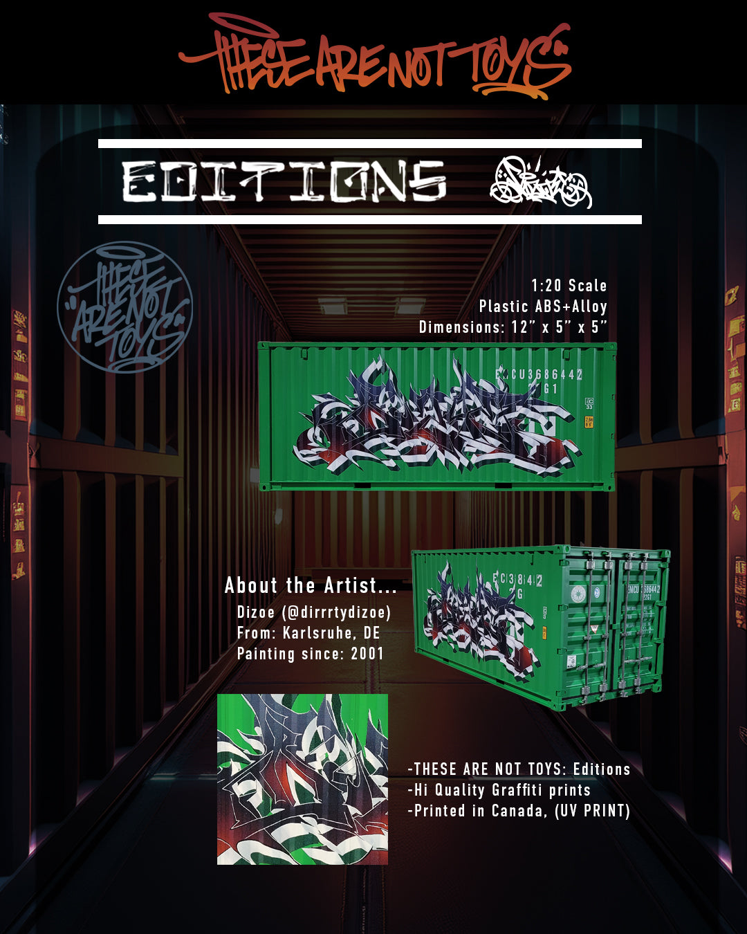 Edition: Dizoe - These Are Not Toys